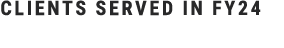 clients served in FY24​