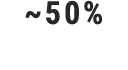 ~50% 