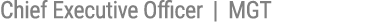 Chief Executive Officer | MGT